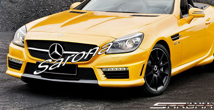 Custom Mercedes SLK  Convertible Front Bumper (2012 - 2013) - $890.00 (Part #MB-085-FB)